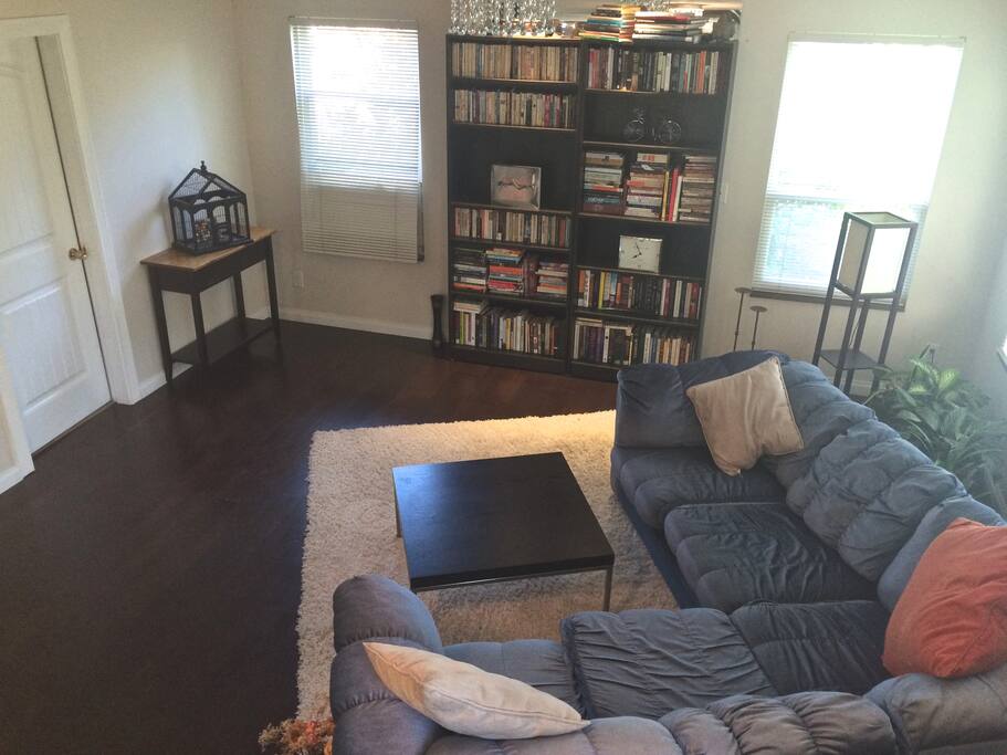 Common area as seen from stairs of loft