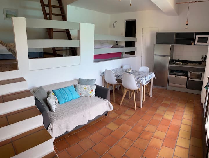 Joli F2 Loft Dans Belle Maison - Patrimonio