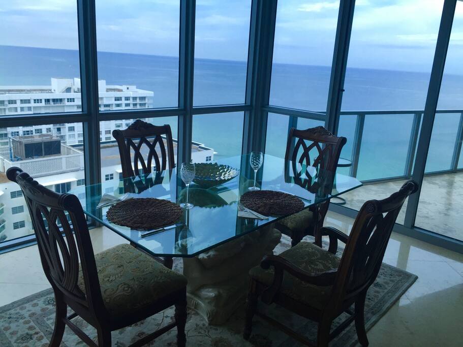 Dining with a view!