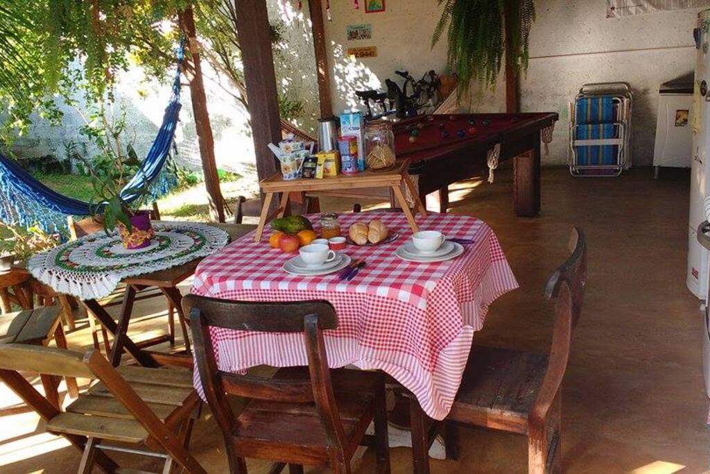 área de lazer/cozinha