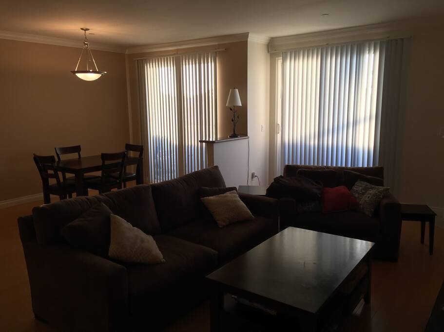 Living and dining area.