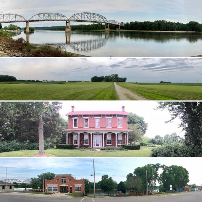 Historic buildings and Charles Perdew Museum