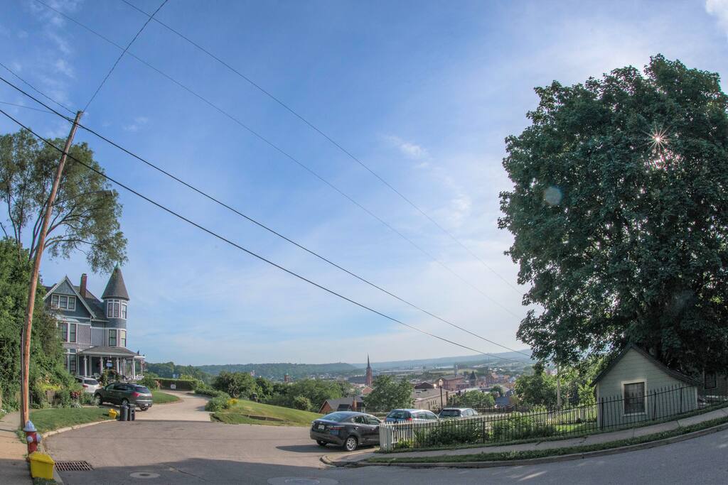 View from front porch facing North East.
