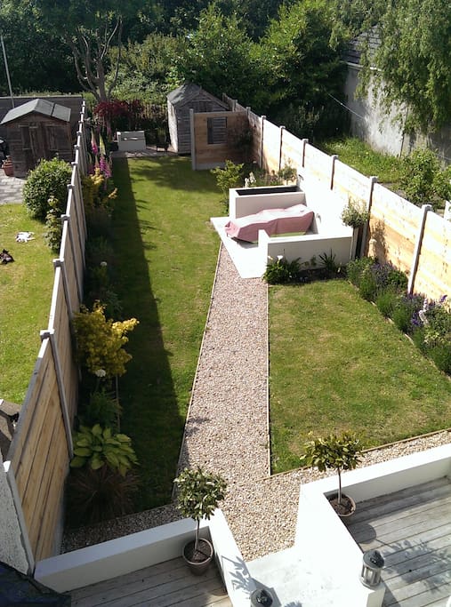View of back garden from your bedrooom