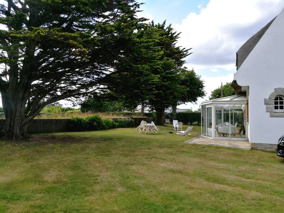 Garden and side of the house