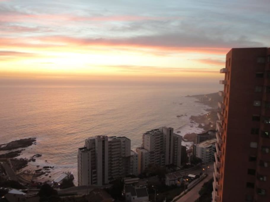 maravillosa vista al mar