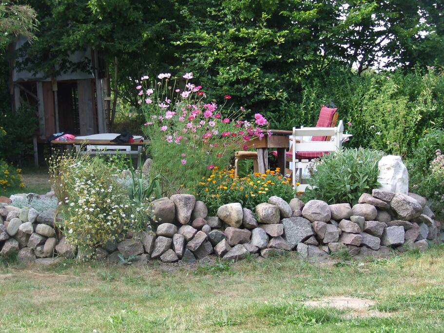 Sitzplatz im Garten