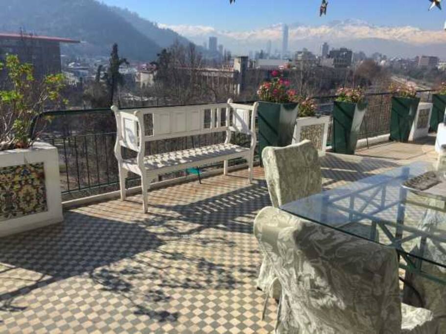 Private terrace 9 floor detail