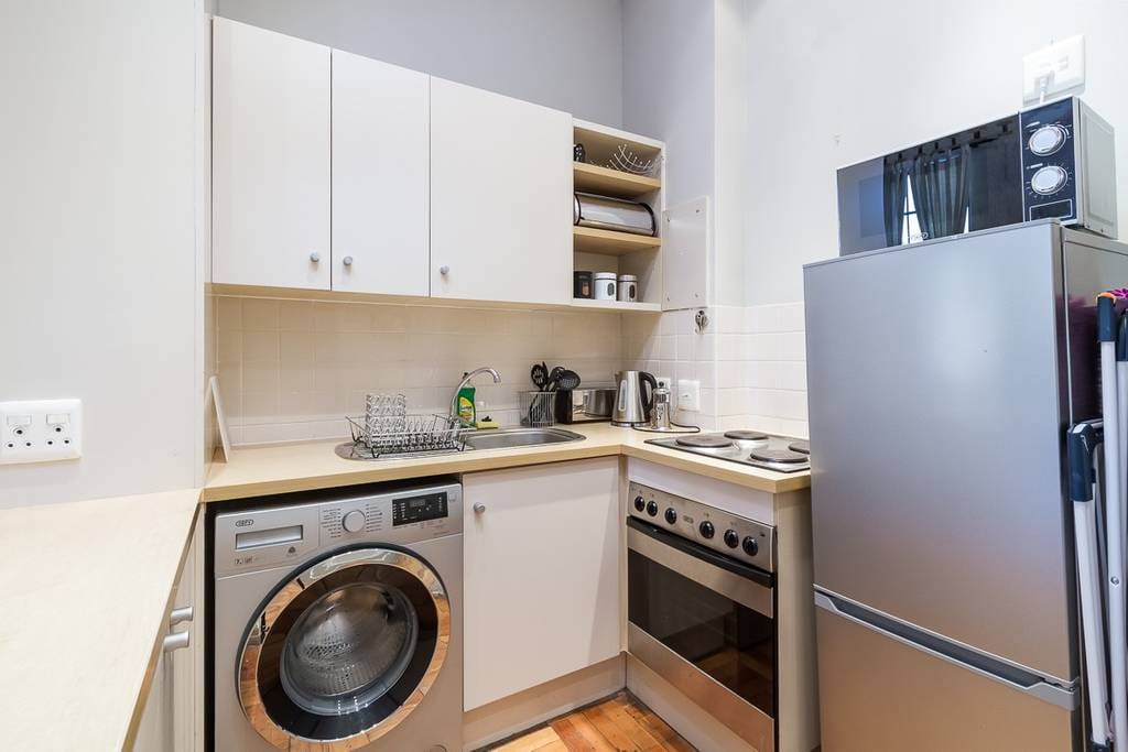 Compact but functional kitchen equipped with all the essentials