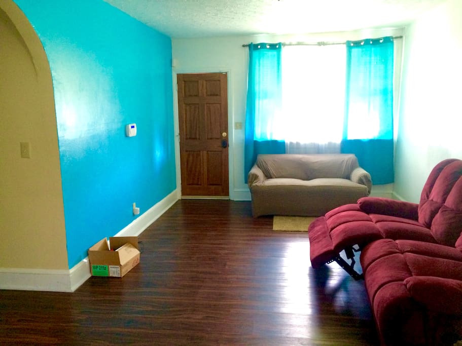 Living Room and Front Door Entrance