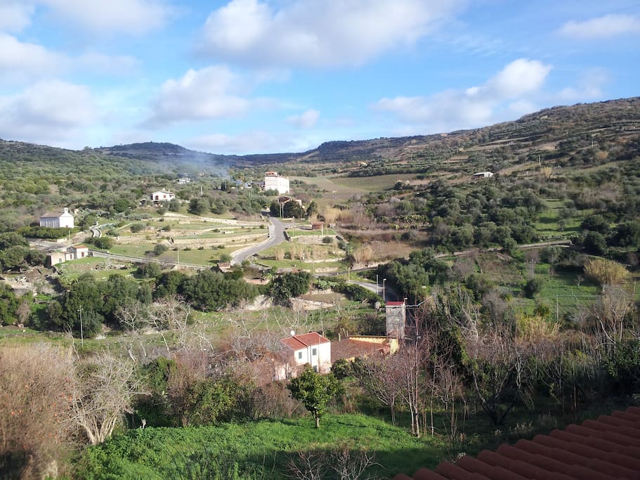 Panorama dal salotto/cucina