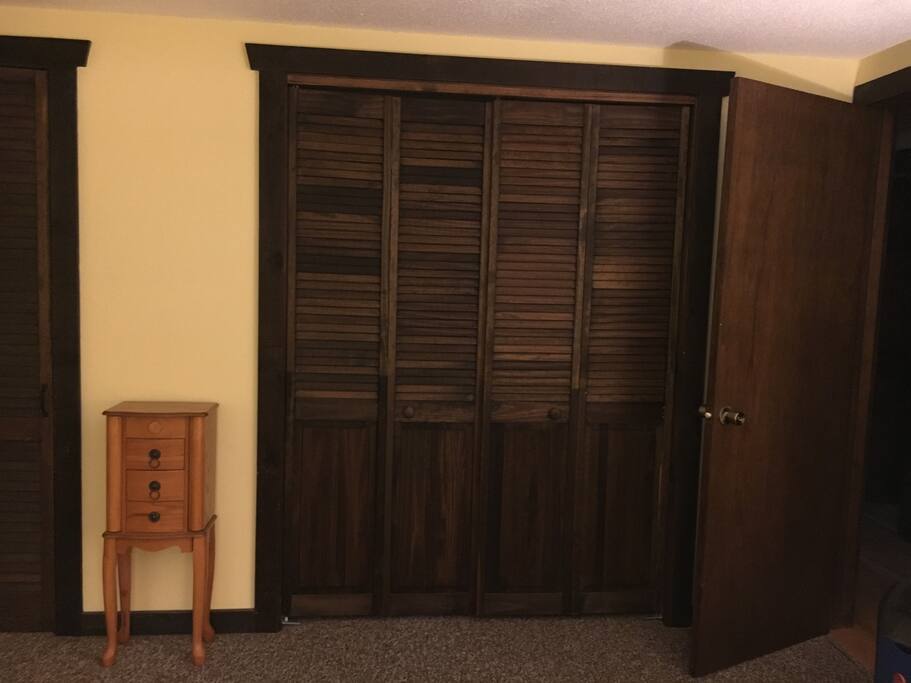Closet for guest use