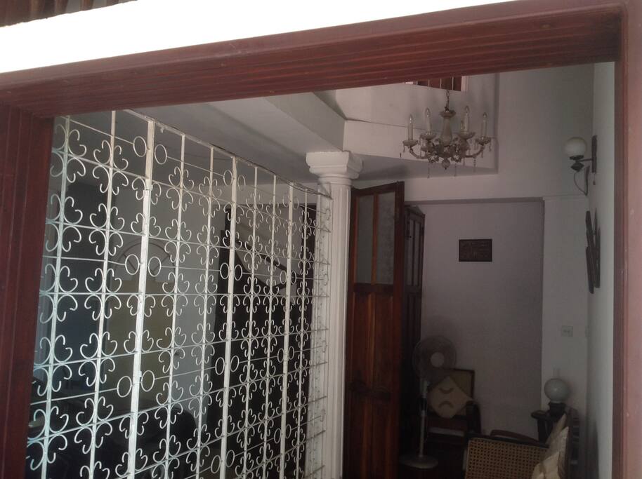 Way to the upstair apartment