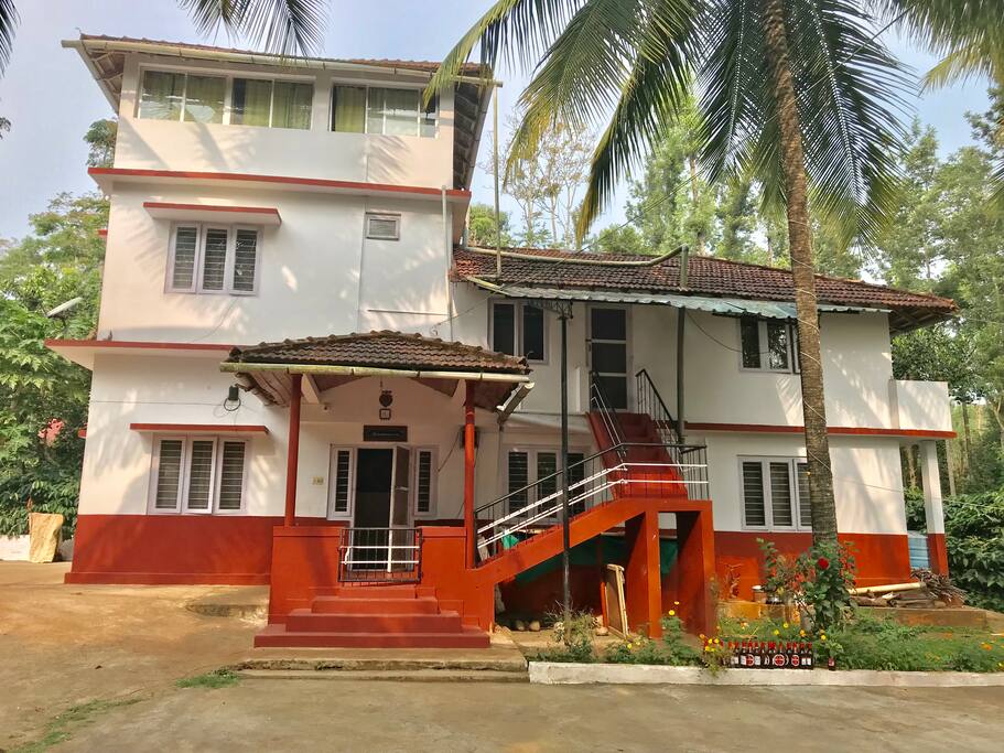 Outback Coorg homestay full view , very private property surrounded by coffee estate
