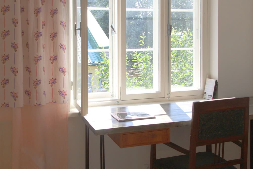 Workspace in bedroom