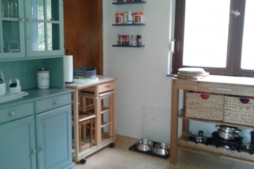 The kitchen. Die Küche