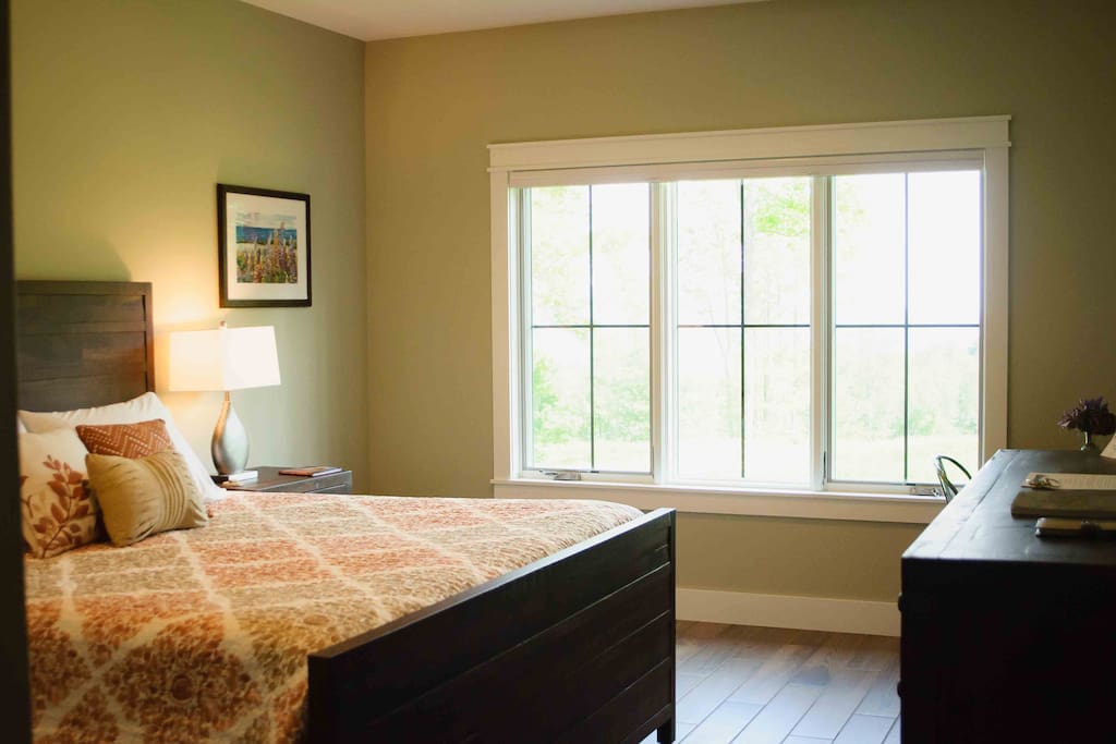 Sleep well on our spacious king size bed!