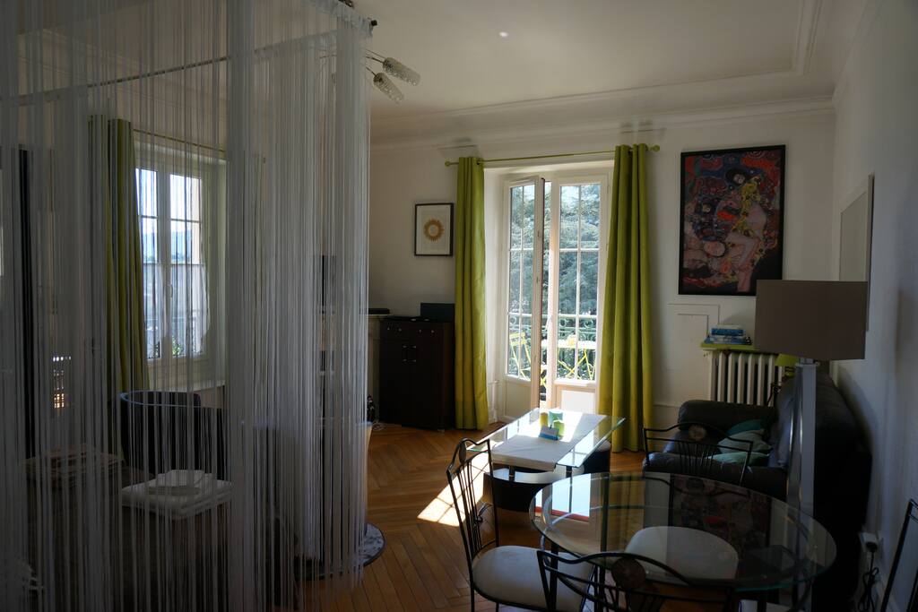 Grand salon très lumineux