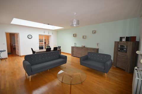 La cotonnerie cottage: 120 m2 with garage and garden.