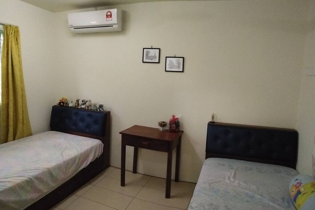 2 super single beds