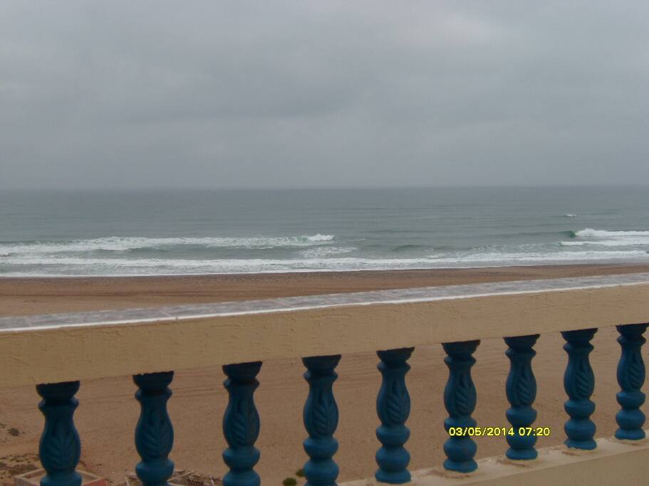 vue du balcon-séjour