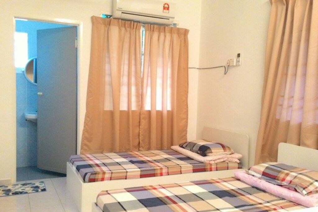Twin bed room view 2
