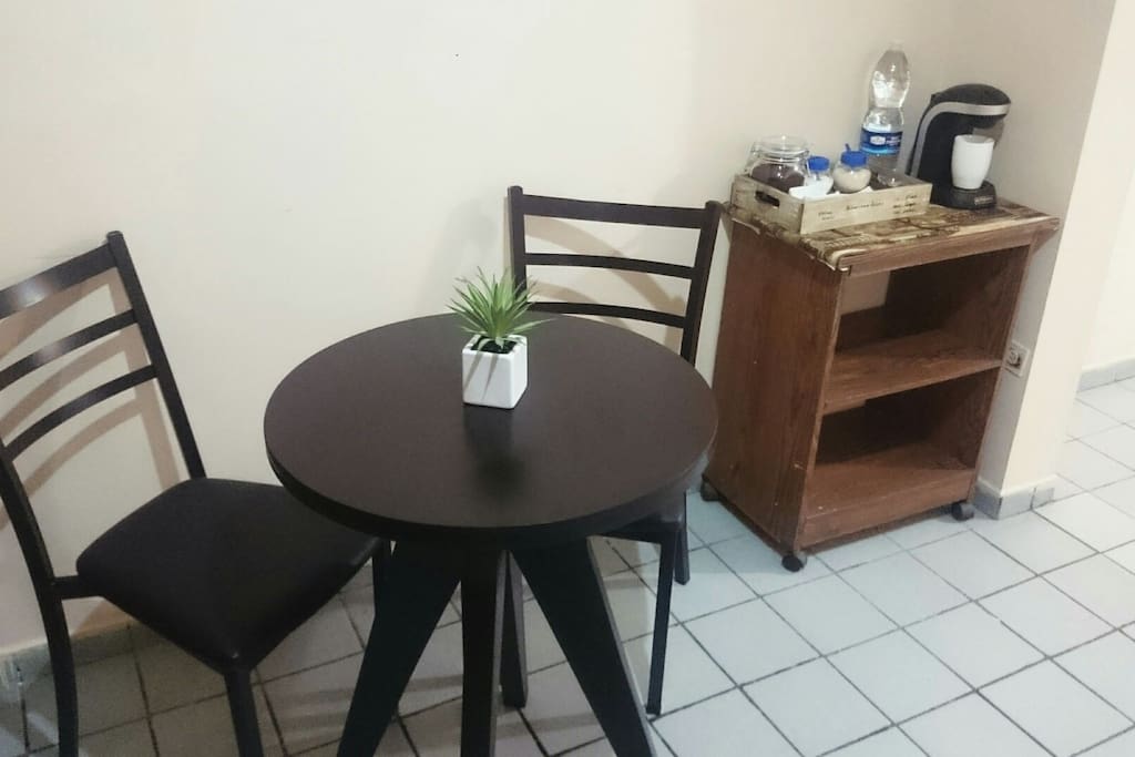 Desayunador dentro de la recámara