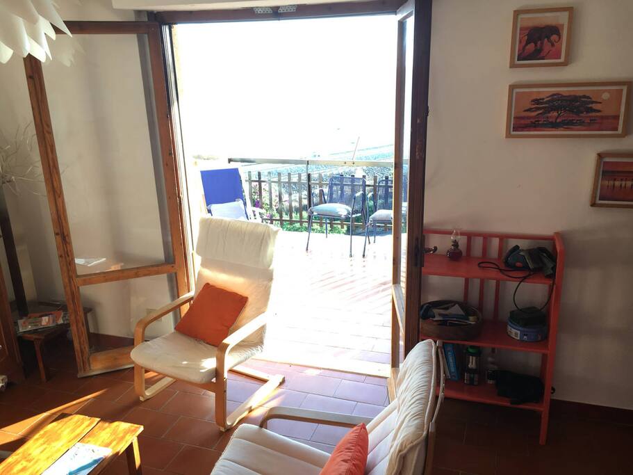 accesso al terrazzo