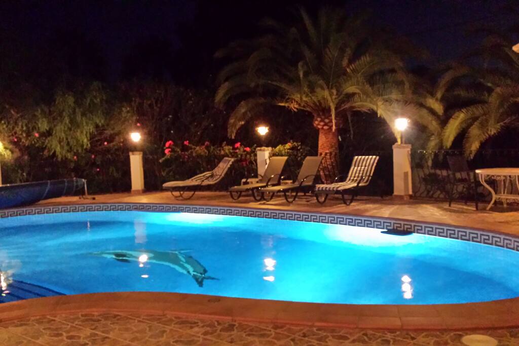 Piscine de nuit