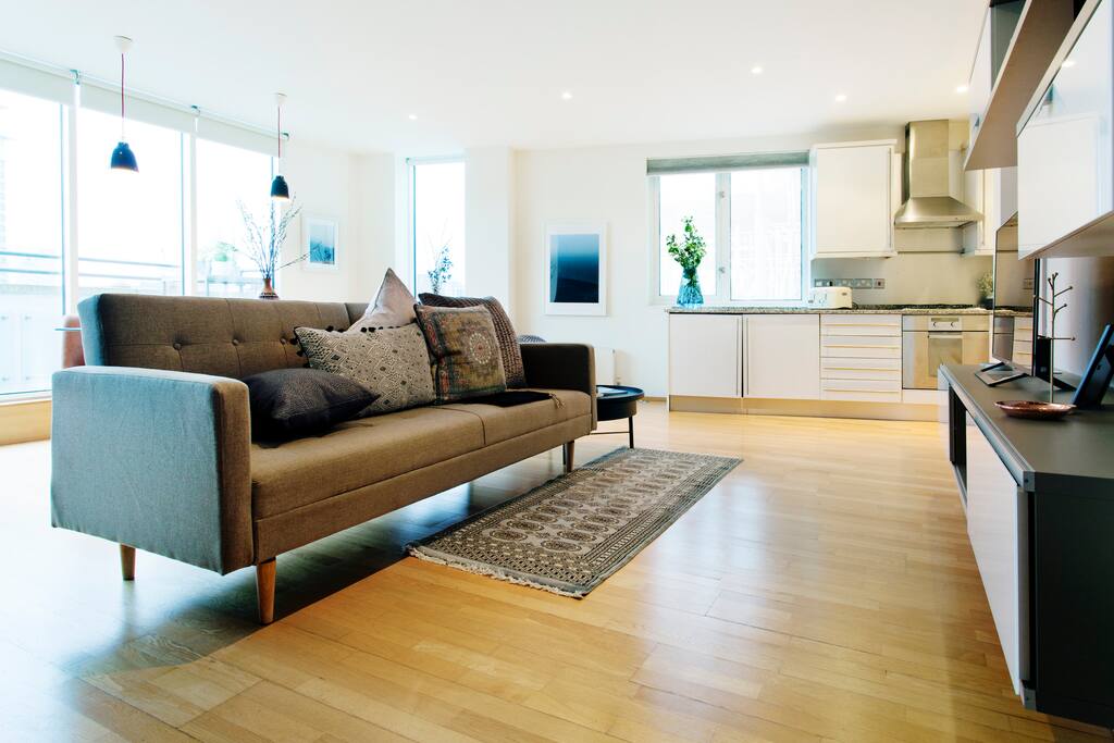 The comfy sofa which converts to a double sofa bed