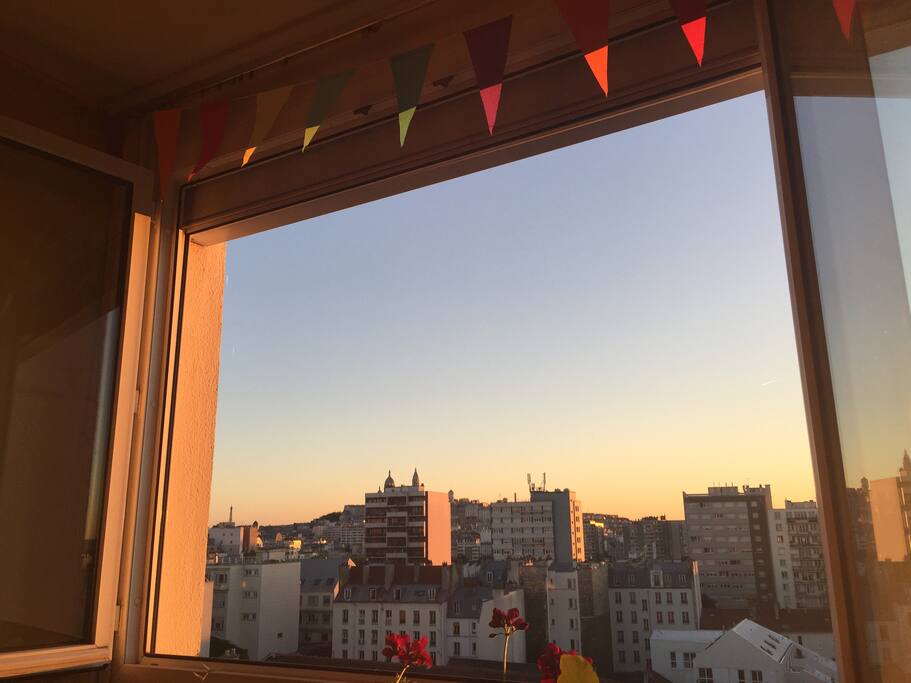 view from living room