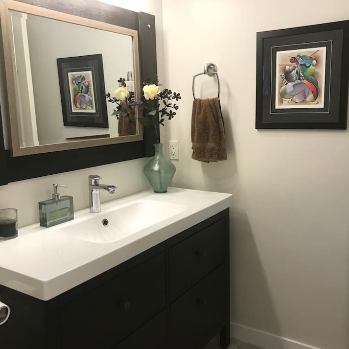 Newly renovated bathroom
