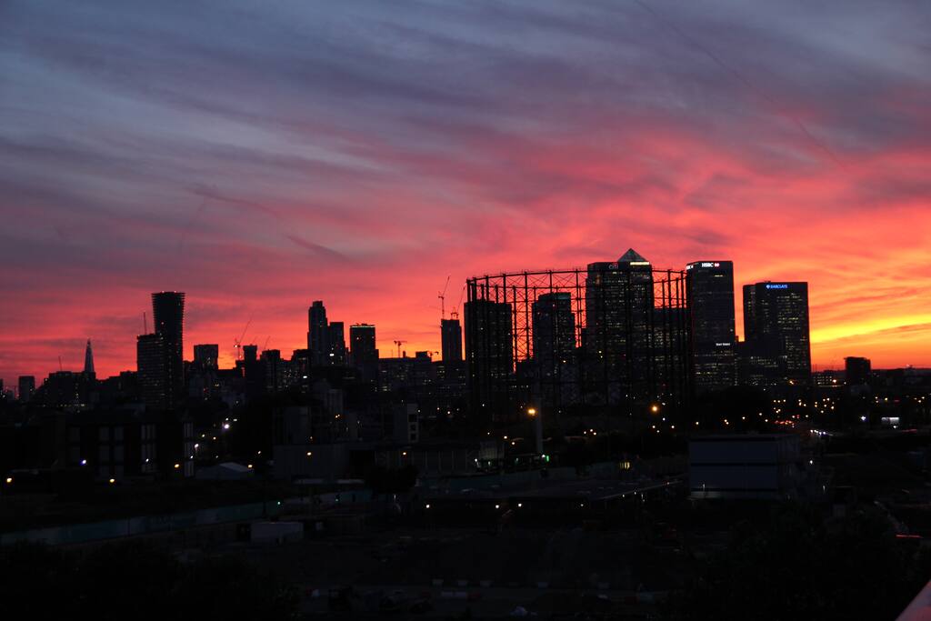 Our sunset view
