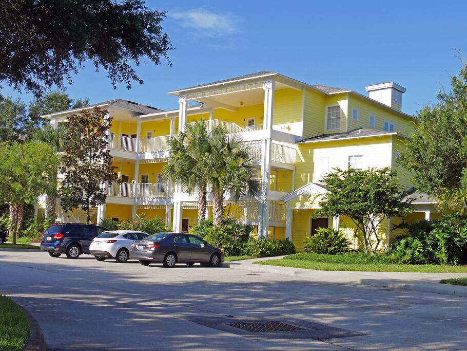 Front of the house, condo on top level in building 8 next to a pool and just a minute away from the Clubhouse