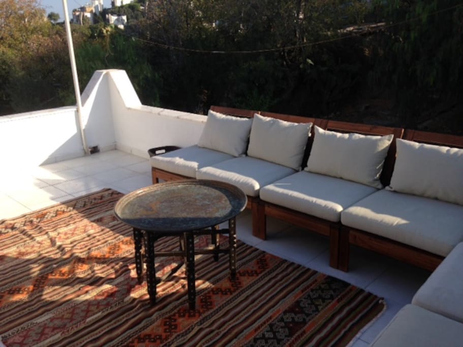 Lower roof terrace