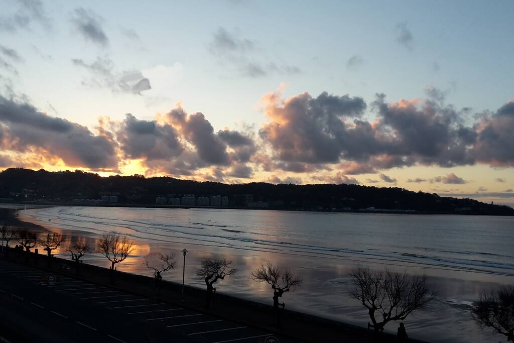 Atardecer desde el apartamento
