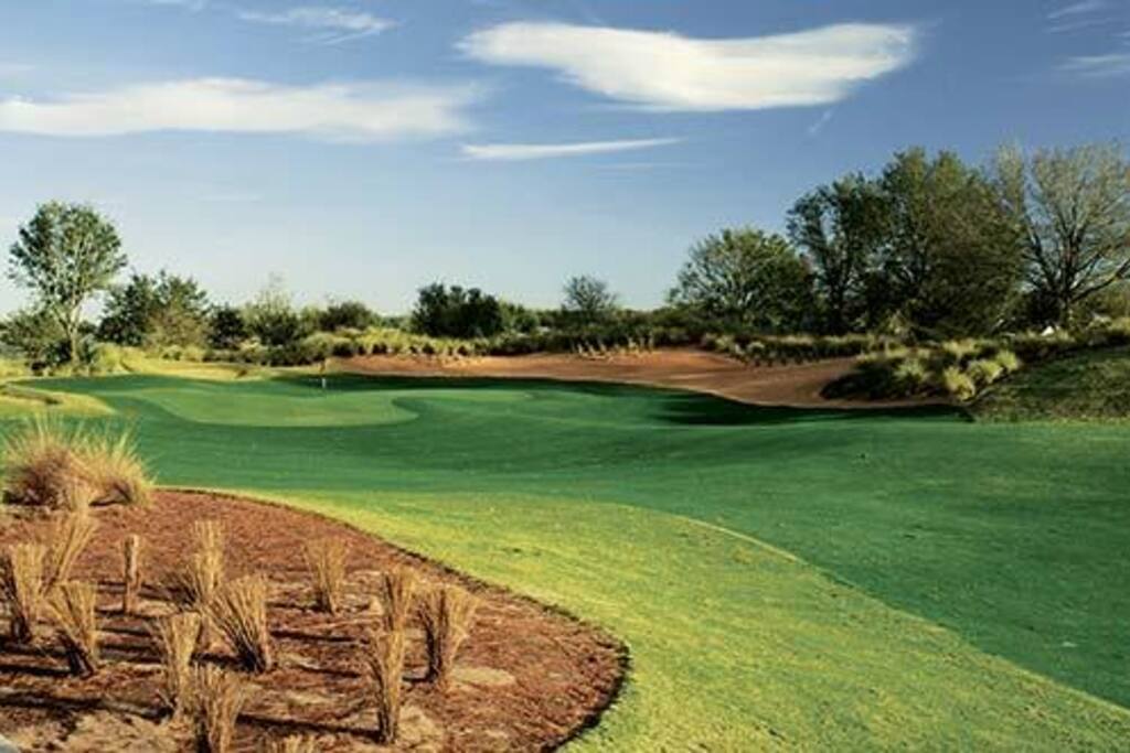 Guest have access to 18-hold golf course.