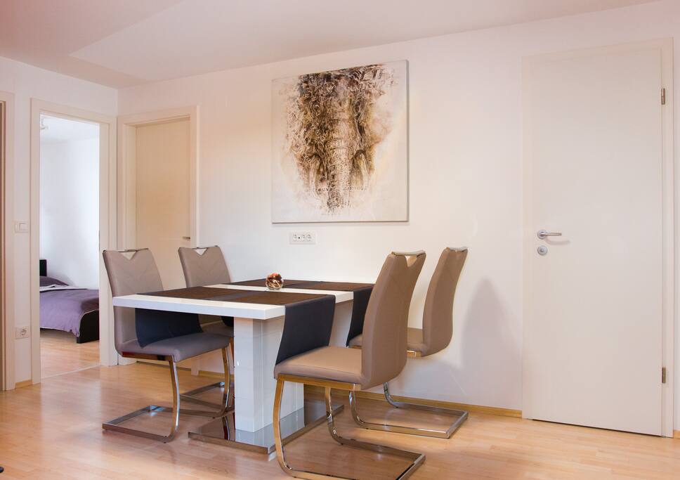 Place to enjoy together the meals and chats