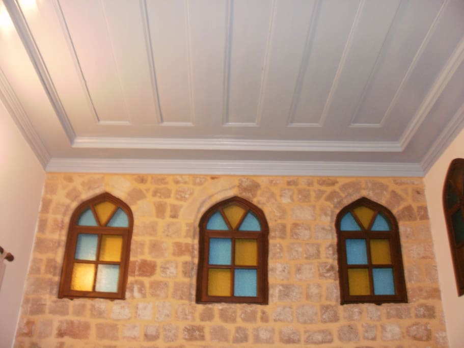 Details of the skylights,originally restored