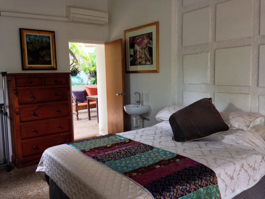 Set away from the rest of the shared space, ideal for more independent travellers.