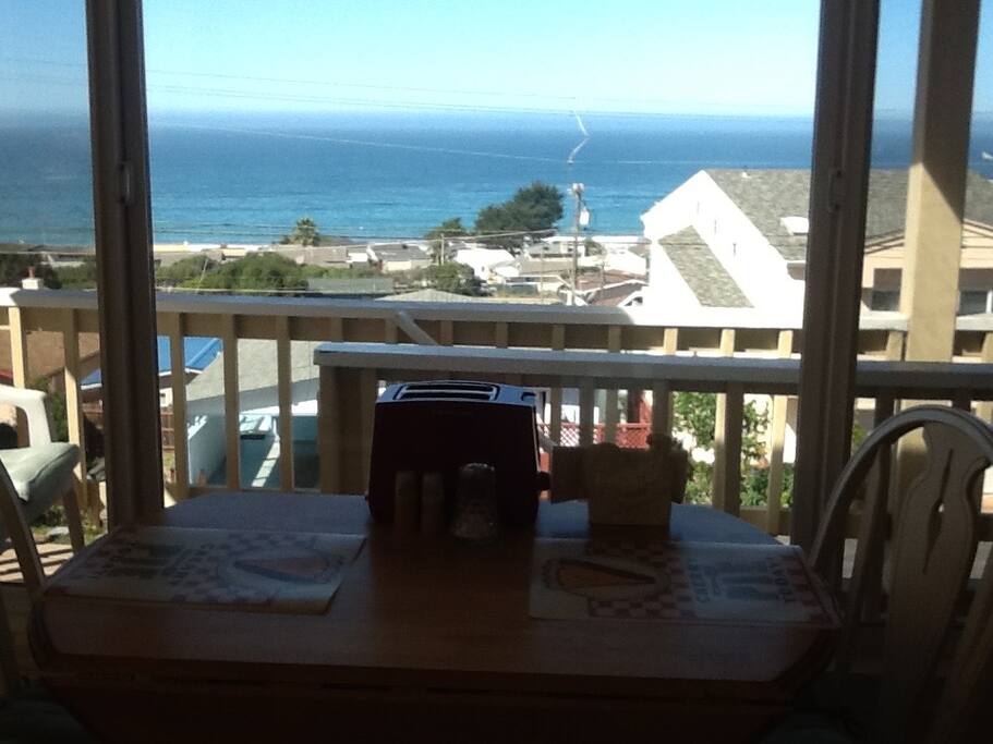 View from kitchen table.