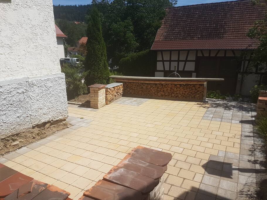 Die Außenterasse