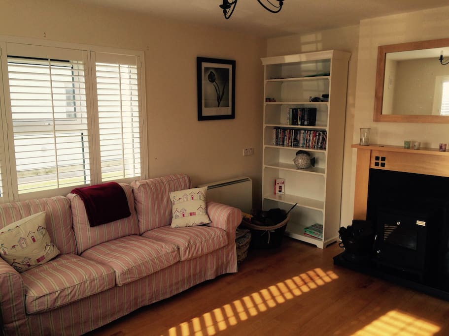 Sitting room with two comfy couches