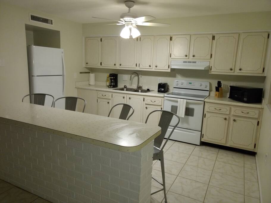 Kitchen stocked with all of the essentials!