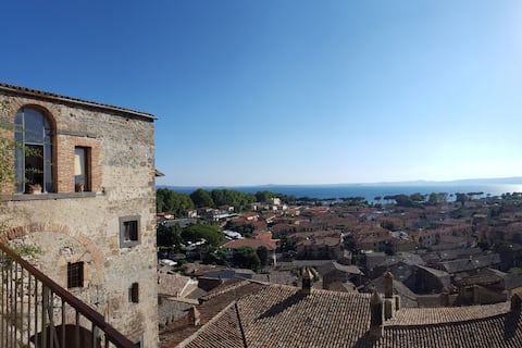 House in mediëval center ‘Castello’ of Bolsena.