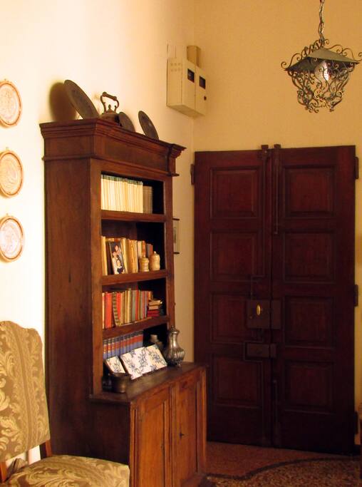 The entrance