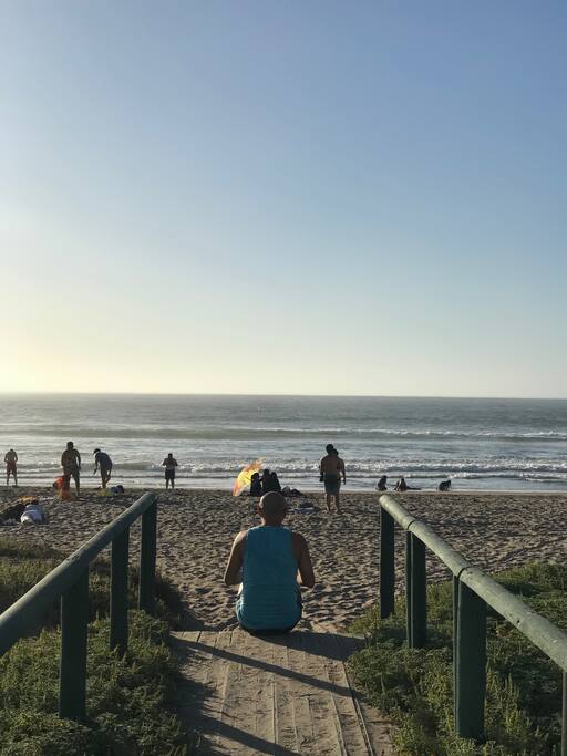 Acceso a la playa a pocos metros
