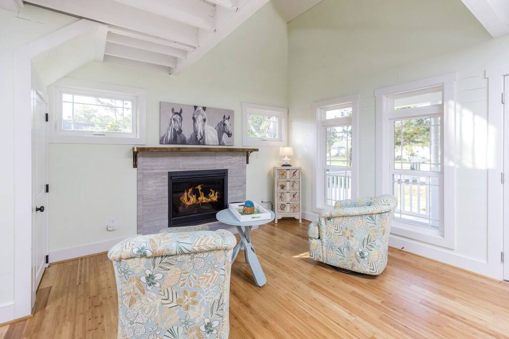 A brand new home that was built with old world Chincoteague Charm.