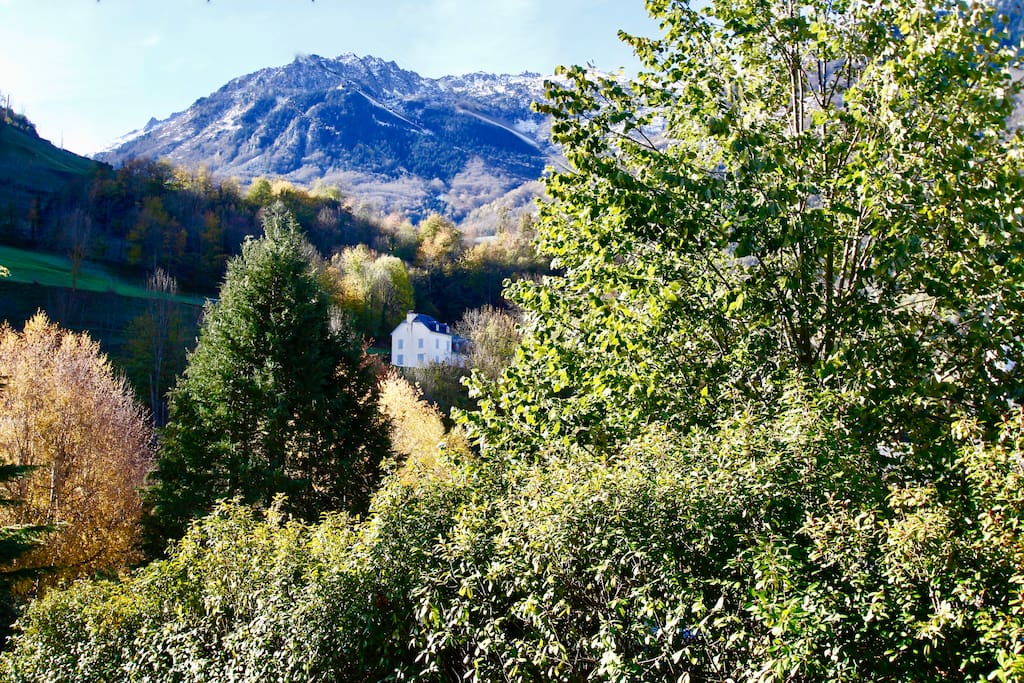 vue du balcon