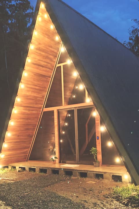 ¡Cabaña estilo Chalet! Pozas y Cascadas La Presa